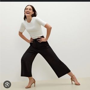 MMLaFleur Black Wide Leg Trousers